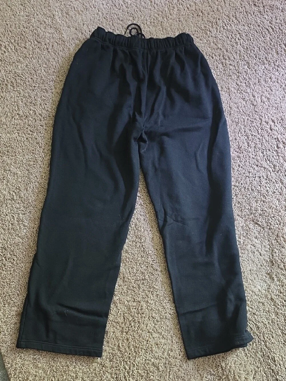 Alo Black Logo Crewneck Sweatshirt & Sweatpants Straight Leg Set Size Medium - Picture 8 of 8